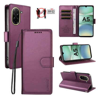 BETOPNICE Pearlescent RFID Vegan Leather Phone Case with Strap, For Redmi A5 4G 173.3mm, For Redmi Note 14S 4G / Note 13 Pro 4G, For Redmi K80 / K80 Pro / Poco F7 Pro 5G, For Redmi 14C / 14R / Poco M7 5G, For Redmi Note 14 4G 164.84mm                  ...