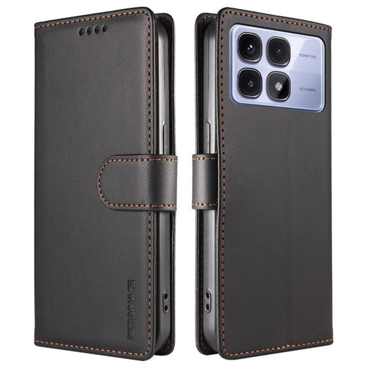 BETOPNICE Pearlescent RFID Vegan Leather Phone Case with Strap, For Redmi K70 Ultra, For Redmi K80 Ultra, For Redmi Turbo 4 Pro / Poco F7, For Redmi 13 4G / Note 13R 5G / Poco M6 4G, For Redmi A5 4G 173.3mm, For Redmi Note 14S 4G / Note 13 Pro 4G      ...