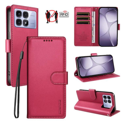 BETOPNICE Pearlescent RFID Vegan Leather Phone Case with Strap, For Redmi A7 4G / A5 4G 171.7mm / Poco C71, For Redmi A7 Pro 4G / 5G 171mm / Poco C85x 5G, For Redmi 15a 5G, For Redmi Turbo 5 Max 5G / Poco X8 Pro Max 5G                                  ...