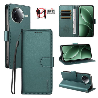 BETOPNICE Pearlescent RFID Vegan Leather Phone Case with Strap, For Redmi A5 4G 173.3mm, For Redmi Note 14S 4G / Note 13 Pro 4G, For Redmi K80 / K80 Pro / Poco F7 Pro 5G, For Redmi 14C / 14R / Poco M7 5G, For Redmi Note 14 4G 164.84mm                  ...