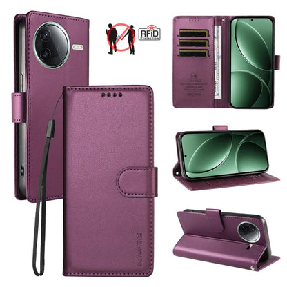 BETOPNICE Pearlescent RFID Vegan Leather Phone Case with Strap, For Redmi A5 4G 173.3mm, For Redmi Note 14S 4G / Note 13 Pro 4G, For Redmi K80 / K80 Pro / Poco F7 Pro 5G, For Redmi 14C / 14R / Poco M7 5G, For Redmi Note 14 4G 164.84mm                  ...