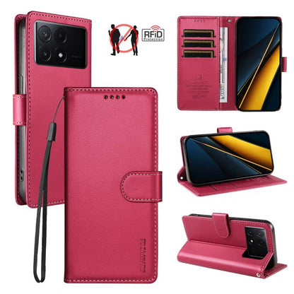 BETOPNICE Pearlescent RFID Vegan Leather Phone Case with Strap, For Redmi A5 4G 173.3mm, For Redmi Note 14S 4G / Note 13 Pro 4G, For Redmi K80 / K80 Pro / Poco F7 Pro 5G, For Redmi 14C / 14R / Poco M7 5G, For Redmi Note 14 4G 164.84mm                  ...