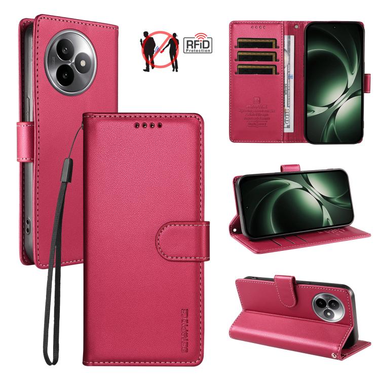 BETOPNICE Pearlescent RFID Vegan Leather Phone Case with Strap, For Redmi K80 Ultra, For Redmi Turbo 4 Pro / Poco F7, For Redmi 13 4G / Note 13R 5G / Poco M6 4G, For Redmi A5 4G 173.3mm, For Redmi Note 14S 4G / Note 13 Pro 4G                           ...
