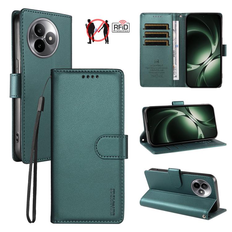 BETOPNICE Pearlescent RFID Vegan Leather Phone Case with Strap, For Redmi K80 Ultra, For Redmi Turbo 4 Pro / Poco F7, For Redmi 13 4G / Note 13R 5G / Poco M6 4G, For Redmi A5 4G 173.3mm, For Redmi Note 14S 4G / Note 13 Pro 4G                           ...