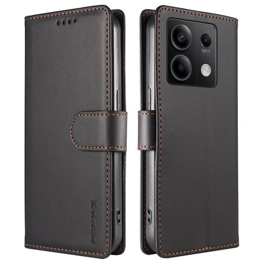 BETOPNICE Pearlescent RFID Vegan Leather Phone Case with Strap, For Redmi Note 13 5G, For Redmi Note 13 Pro+ 5G, For Redmi 12 / Note 12R / Poco M6 Pro 5G, For Redmi Note 12 Turbo / Poco F5, For Redmi 11A 4G / Poco C55