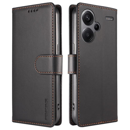 BETOPNICE Pearlescent RFID Vegan Leather Phone Case with Strap, For Redmi Note 13 Pro+ 5G, For Redmi 12 / Note 12R / Poco M6 Pro 5G, For Redmi Note 12 Turbo / Poco F5, For Redmi 11A 4G / Poco C55