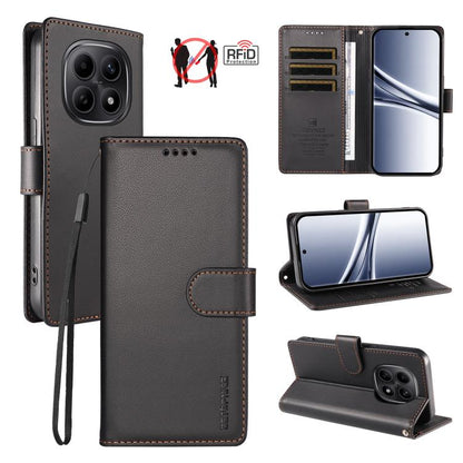 BETOPNICE Pearlescent RFID Vegan Leather Phone Case with Strap, For Redmi A7 4G / A5 4G 171.7mm / Poco C71, For Redmi A7 Pro 4G / 5G 171mm / Poco C85x 5G, For Redmi 15a 5G, For Redmi Turbo 5 Max 5G / Poco X8 Pro Max 5G                                  ...