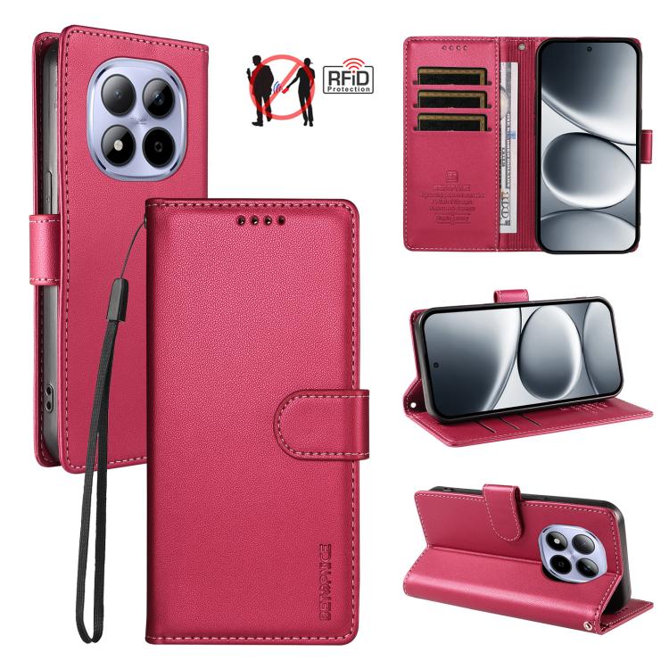 BETOPNICE Pearlescent RFID Vegan Leather Phone Case with Strap, For Redmi A7 4G / A5 4G 171.7mm / Poco C71, For Redmi A7 Pro 4G / 5G 171mm / Poco C85x 5G, For Redmi 15a 5G, For Redmi Turbo 5 Max 5G / Poco X8 Pro Max 5G                                  ...