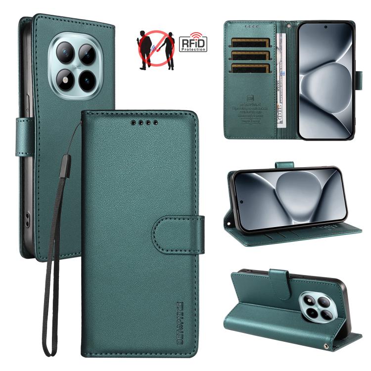 BETOPNICE Pearlescent RFID Vegan Leather Phone Case with Strap, For Redmi A7 4G / A5 4G 171.7mm / Poco C71, For Redmi A7 Pro 4G / 5G 171mm / Poco C85x 5G, For Redmi 15a 5G, For Redmi Turbo 5 Max 5G / Poco X8 Pro Max 5G                                  ...