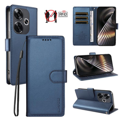 BETOPNICE Pearlescent RFID Vegan Leather Phone Case with Strap, For Redmi A5 4G 173.3mm, For Redmi Note 14S 4G / Note 13 Pro 4G, For Redmi K80 / K80 Pro / Poco F7 Pro 5G, For Redmi 14C / 14R / Poco M7 5G, For Redmi Note 14 4G 164.84mm                  ...