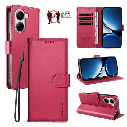 BETOPNICE Pearlescent RFID Vegan Leather Phone Case with Strap, For Redmi A5 4G 173.3mm, For Redmi Note 14S 4G / Note 13 Pro 4G, For Redmi K80 / K80 Pro / Poco F7 Pro 5G, For Redmi 14C / 14R / Poco M7 5G, For Redmi Note 14 4G 164.84mm                  ...