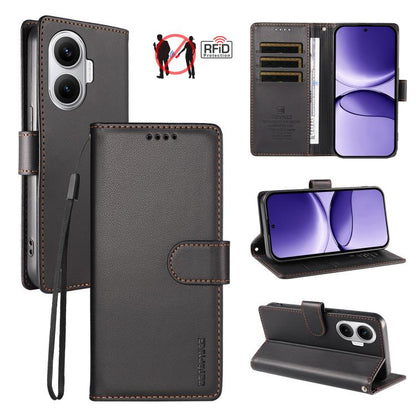 BETOPNICE Pearlescent RFID Vegan Leather Phone Case with Strap, For Redmi K80 Ultra, For Redmi Turbo 4 Pro / Poco F7, For Redmi 13 4G / Note 13R 5G / Poco M6 4G, For Redmi A5 4G 173.3mm, For Redmi Note 14S 4G / Note 13 Pro 4G                           ...