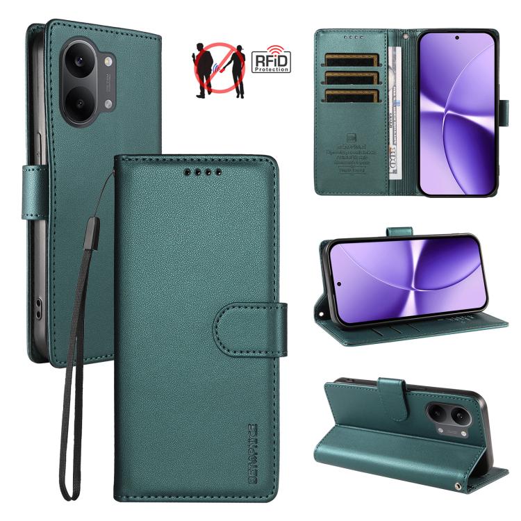 BETOPNICE Pearlescent RFID Vegan Leather Phone Case with Strap, For Redmi A7 4G / A5 4G 171.7mm / Poco C71, For Redmi A7 Pro 4G / 5G 171mm / Poco C85x 5G, For Redmi 15a 5G, For Redmi Turbo 5 Max 5G / Poco X8 Pro Max 5G                                  ...