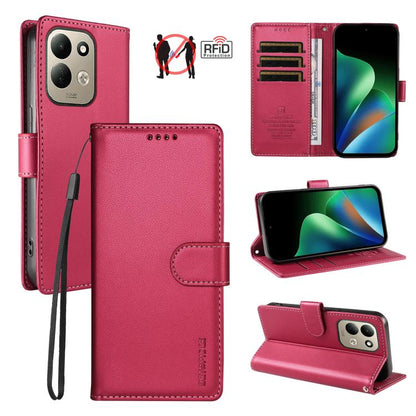BETOPNICE Pearlescent RFID Vegan Leather Phone Case with Strap, For Redmi Note 17 5G / 4G Global 171mm, For Redmi Note 17 Pro+ 5G Global 163mm, For Redmi 17 5G / 4G Global 170mm, For Redmi A7 4G / A5 4G 171.7mm / Poco C71                               ...