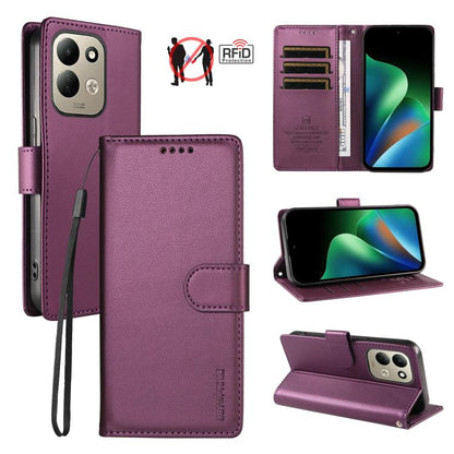 BETOPNICE Pearlescent RFID Vegan Leather Phone Case with Strap, For Redmi Note 17 5G / 4G Global 171mm, For Redmi Note 17 Pro+ 5G Global 163mm, For Redmi 17 5G / 4G Global 170mm, For Redmi A7 4G / A5 4G 171.7mm / Poco C71                               ...