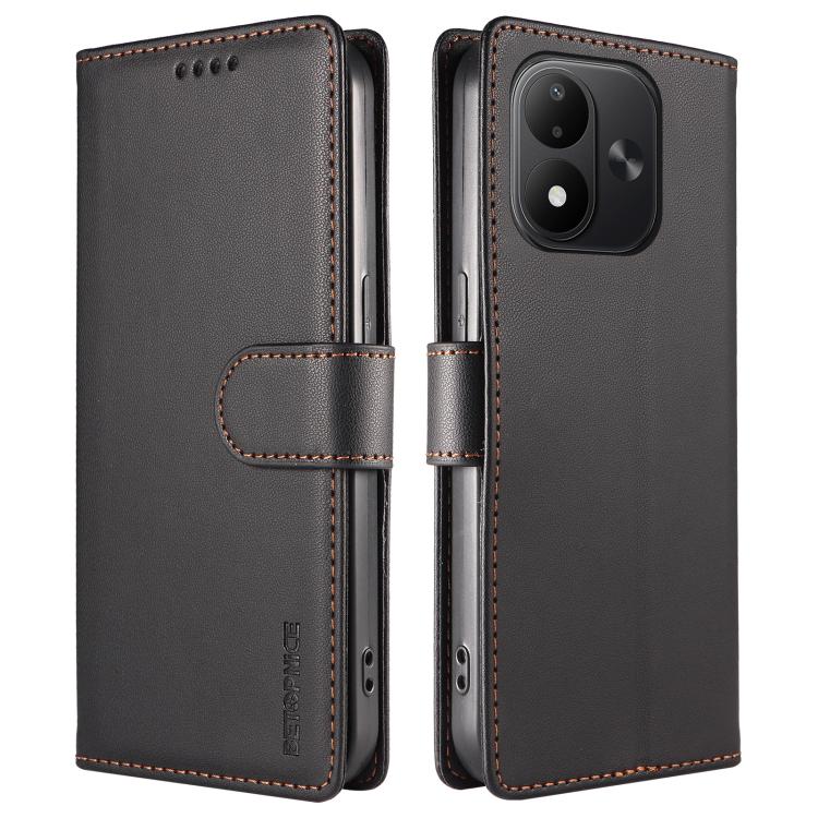 BETOPNICE Pearlescent RFID Vegan Leather Phone Case with Strap, For Redmi Note 17 5G / 4G Global 171mm, For Redmi Note 17 Pro+ 5G Global 163mm, For Redmi 17 5G / 4G Global 170mm, For Redmi A7 4G / A5 4G 171.7mm / Poco C71                               ...