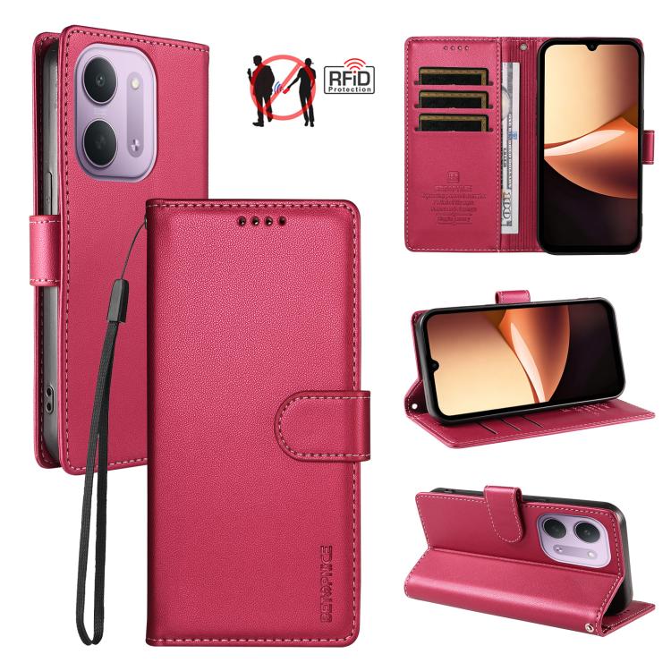 BETOPNICE Pearlescent RFID Vegan Leather Phone Case with Strap, For Redmi Note 17 5G / 4G Global 169.7mm, For Redmi 17C 5G, For Redmi Note 17 Pro+ 5G Global 163.4mm, For Redmi 17 5G / 4G Global 170mm, For Redmi A7 4G / A5 4G 171.7mm / Poco C71         ...
