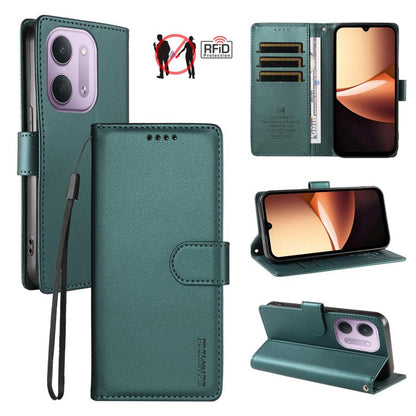 BETOPNICE Pearlescent RFID Vegan Leather Phone Case with Strap, For Redmi Note 17 5G / 4G Global 169.7mm, For Redmi 17C 5G, For Redmi Note 17 Pro+ 5G Global 163.4mm, For Redmi 17 5G / 4G Global 170mm, For Redmi A7 4G / A5 4G 171.7mm / Poco C71         ...