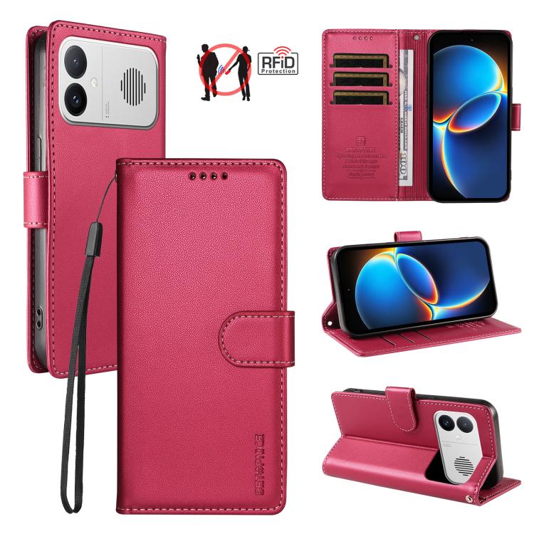 BETOPNICE Pearlescent RFID Vegan Leather Phone Case with Strap, For Redmi Note 17 5G / 4G Global 169.7mm, For Redmi 17C 5G, For Redmi Note 17 Pro+ 5G Global 163.4mm, For Redmi 17 5G / 4G Global 170mm, For Redmi A7 4G / A5 4G 171.7mm / Poco C71         ...