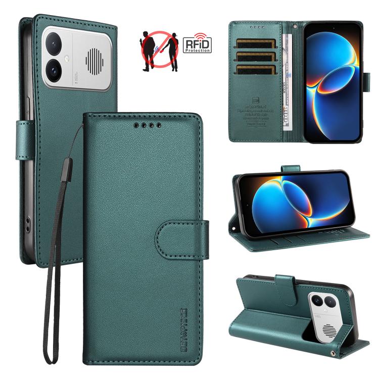 BETOPNICE Pearlescent RFID Vegan Leather Phone Case with Strap, For Redmi Note 17 5G / 4G Global 169.7mm, For Redmi 17C 5G, For Redmi Note 17 Pro+ 5G Global 163.4mm, For Redmi 17 5G / 4G Global 170mm, For Redmi A7 4G / A5 4G 171.7mm / Poco C71         ...