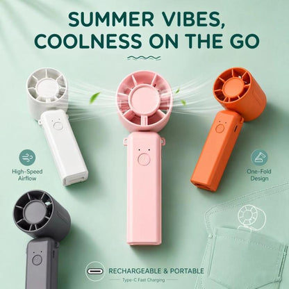 DF-93 Portable Three-Speed ??Adjustable Foldable Handheld Cooling Fan
