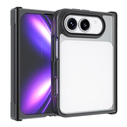 Armor Big Pore PC Hybrid TPU Phone Case, For iPhone Fold