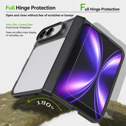 Armor Big Pore PC Hybrid TPU Phone Case, For iPhone Fold
