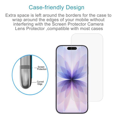 50pcs 0.18mm High Aluminum Tempered Glass Film, For iPhone 18, For iPhone 18 Pro, For iPhone 18 Pro Max