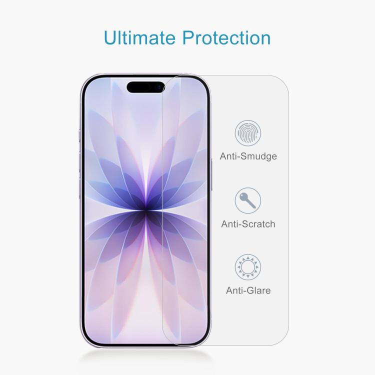 50pcs 0.18mm High Aluminum Tempered Glass Film, For iPhone 18, For iPhone 18 Pro, For iPhone 18 Pro Max