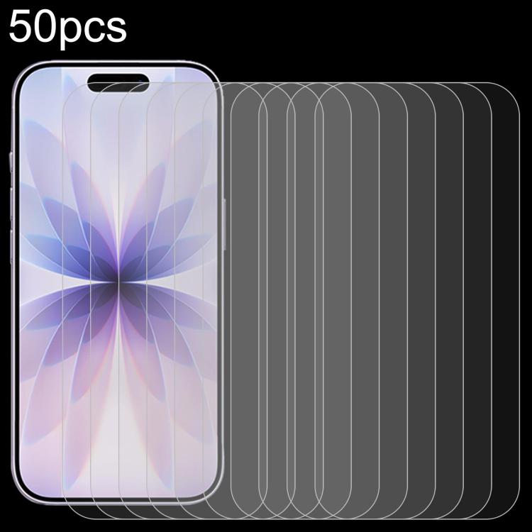 50pcs 0.18mm High Aluminum Tempered Glass Film, For iPhone Fold Inner Screen, For iPhone 18, For iPhone 18 Pro, For iPhone 18 Pro Max