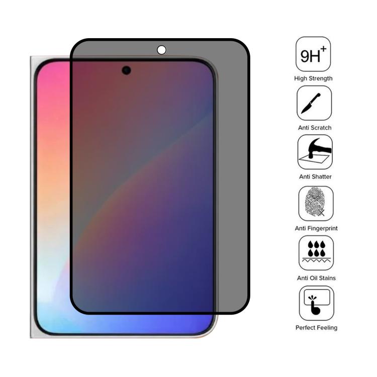25pcs Dustproof 28-Degree Matte Privacy Tempered Glass Film, For iPhone Fold Outer Screen, For iPhone 18 / 18 Pro, For iPhone 18 Pro Max