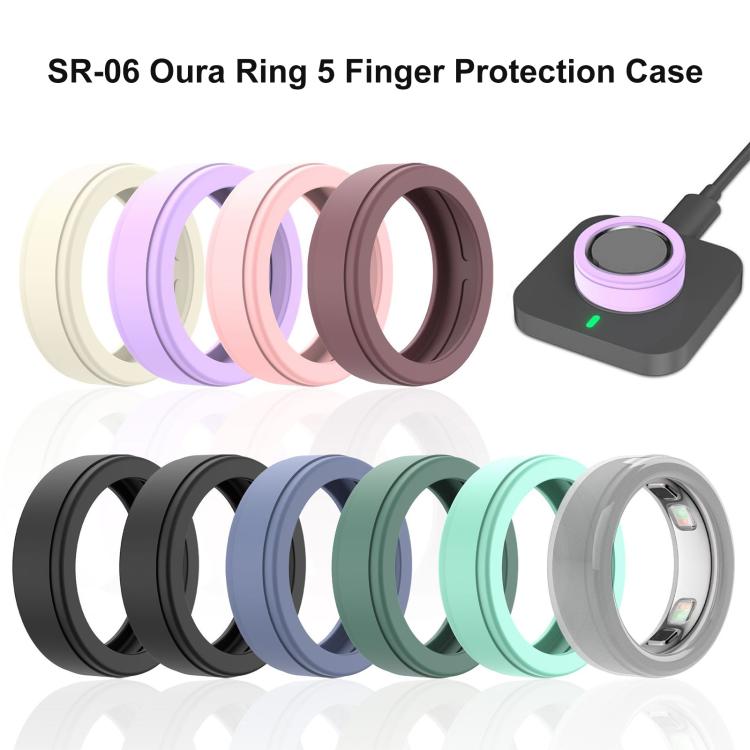 xDfind For Oura Ring5 Smart Ring Silicone Cover, S, M