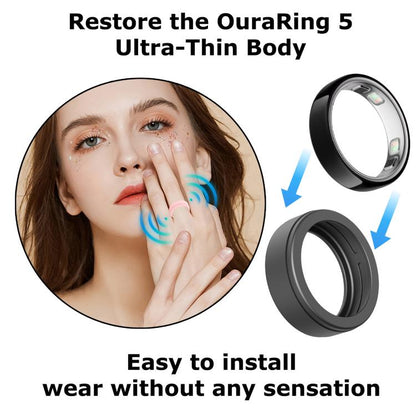 xDfind For Oura Ring5 Smart Ring Silicone Cover, S, M