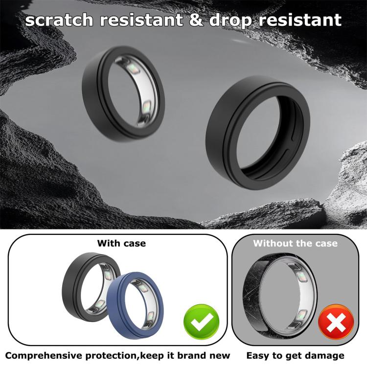 xDfind For Oura Ring5 Smart Ring Silicone Cover, S, M