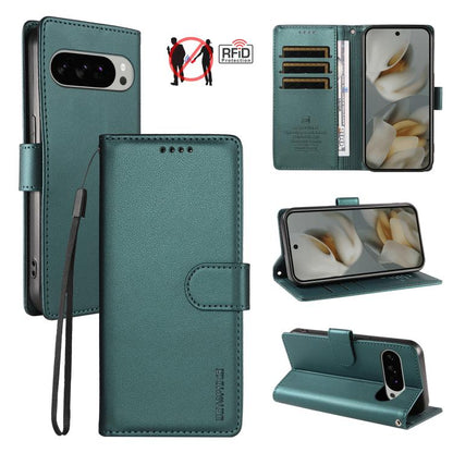 BETOPNICE Pearlescent RFID Vegan Leather Phone Case with Strap, For Google Pixel 11 Pro XL / 10 Pro XL, For Google Pixel 11 / 11 Pro / 10 / 10 Pro, For Google Pixel 10a, For Google Pixel 9a