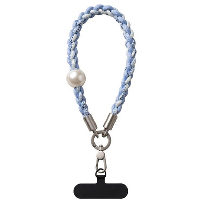 Braided Twist-Style Wrist Strap Phone Lanyard with Tether Pad for Women Girls