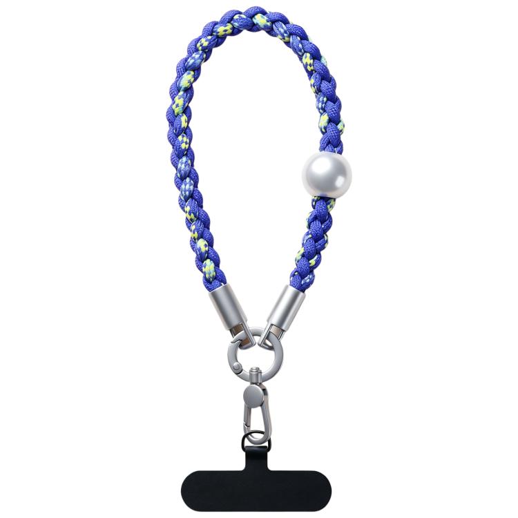 Braided Twist-Style Wrist Strap Phone Lanyard with Tether Pad for Women Girls