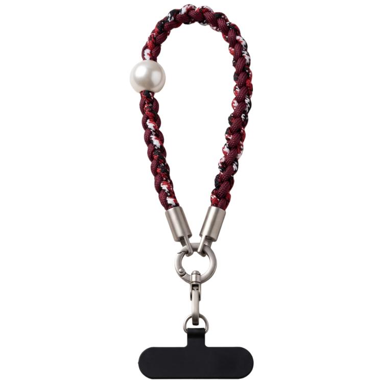 Braided Twist-Style Wrist Strap Phone Lanyard with Tether Pad for Women Girls