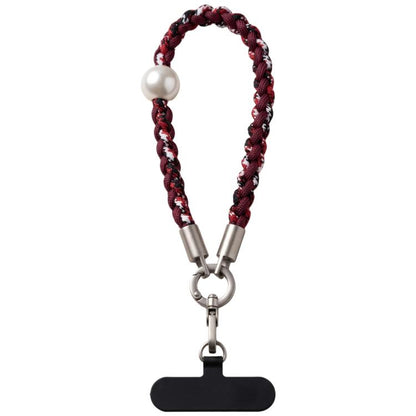 Braided Twist-Style Wrist Strap Phone Lanyard with Tether Pad for Women Girls