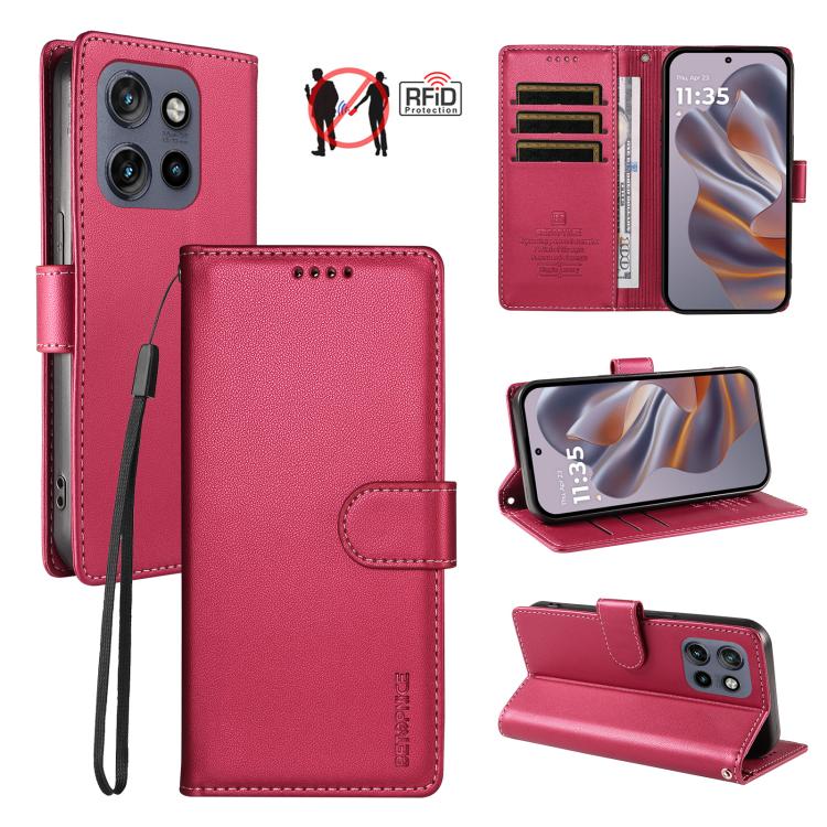 BETOPNICE Pearlescent RFID Vegan Leather Phone Case with Strap, For Motorola Edge 70 5G / Moto X70 Air 5G, For Motorola Moto Edge 5G 2026, For Motorola Moto G47 5G / G37 / G37 Power 5G, For Motorola Edge 70 Pro 5G                                       ...