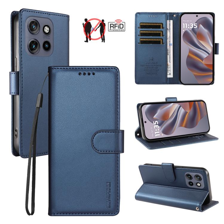 BETOPNICE Pearlescent RFID Vegan Leather Phone Case with Strap, For Motorola Edge 70 5G / Moto X70 Air 5G, For Motorola Moto Edge 5G 2026, For Motorola Moto G47 5G / G37 / G37 Power 5G, For Motorola Edge 70 Pro 5G                                       ...