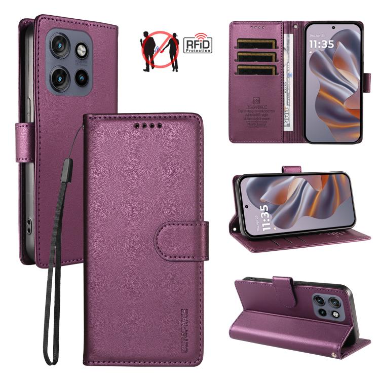 BETOPNICE Pearlescent RFID Vegan Leather Phone Case with Strap, For Motorola Edge 70 5G / Moto X70 Air 5G, For Motorola Moto Edge 5G 2026, For Motorola Moto G47 5G / G37 / G37 Power 5G, For Motorola Edge 70 Pro 5G                                       ...
