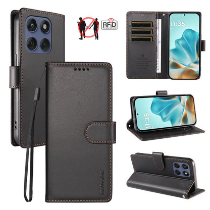 BETOPNICE Pearlescent RFID Vegan Leather Phone Case with Strap, For Motorola Edge 70 5G / Moto X70 Air 5G, For Motorola Moto Edge 5G 2026, For Motorola Moto G47 5G / G37 / G37 Power 5G, For Motorola Edge 70 Pro 5G                                       ...