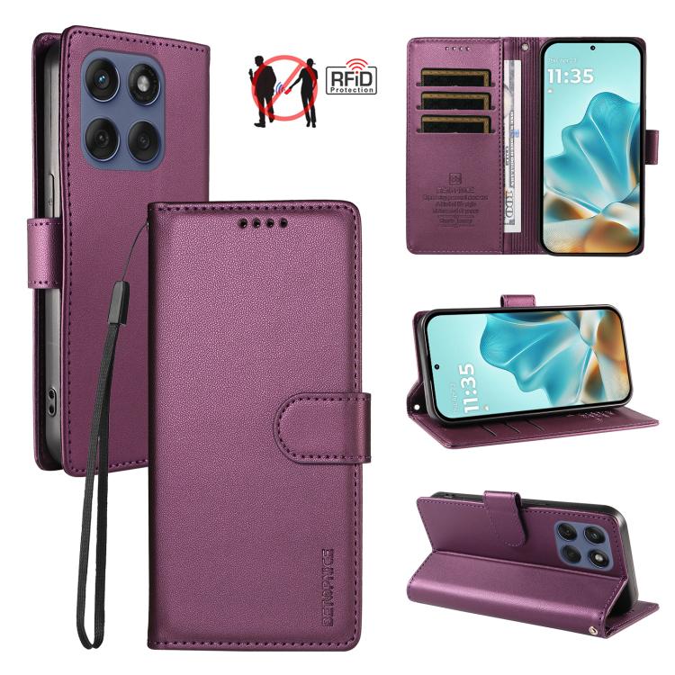 BETOPNICE Pearlescent RFID Vegan Leather Phone Case with Strap, For Motorola Edge 70 5G / Moto X70 Air 5G, For Motorola Moto Edge 5G 2026, For Motorola Moto G47 5G / G37 / G37 Power 5G, For Motorola Edge 70 Pro 5G                                       ...