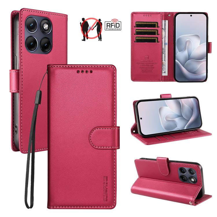 BETOPNICE Pearlescent RFID Vegan Leather Phone Case with Strap, For Motorola Edge 70 5G / Moto X70 Air 5G, For Motorola Moto Edge 5G 2026, For Motorola Moto G47 5G / G37 / G37 Power 5G, For Motorola Edge 70 Pro 5G                                       ...