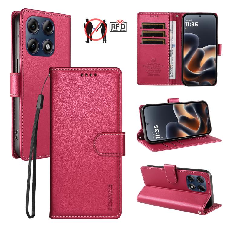 BETOPNICE Pearlescent RFID Vegan Leather Phone Case with Strap, For Motorola Edge 70 5G / Moto X70 Air 5G, For Motorola Moto Edge 5G 2026, For Motorola Moto G47 5G / G37 / G37 Power 5G, For Motorola Edge 70 Pro 5G                                       ...