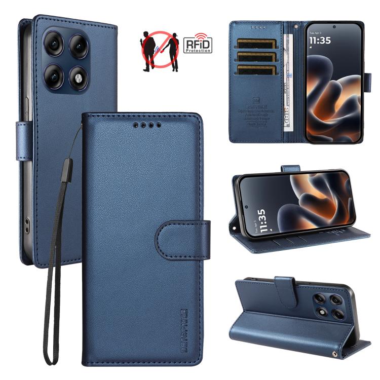 BETOPNICE Pearlescent RFID Vegan Leather Phone Case with Strap, For Motorola Edge 70 5G / Moto X70 Air 5G, For Motorola Moto Edge 5G 2026, For Motorola Moto G47 5G / G37 / G37 Power 5G, For Motorola Edge 70 Pro 5G                                       ...