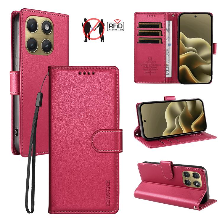 BETOPNICE Pearlescent RFID Vegan Leather Phone Case with Strap, For Motorola Edge 70 5G / Moto X70 Air 5G, For Motorola Moto Edge 5G 2026, For Motorola Moto G47 5G / G37 / G37 Power 5G, For Motorola Edge 70 Pro 5G                                       ...