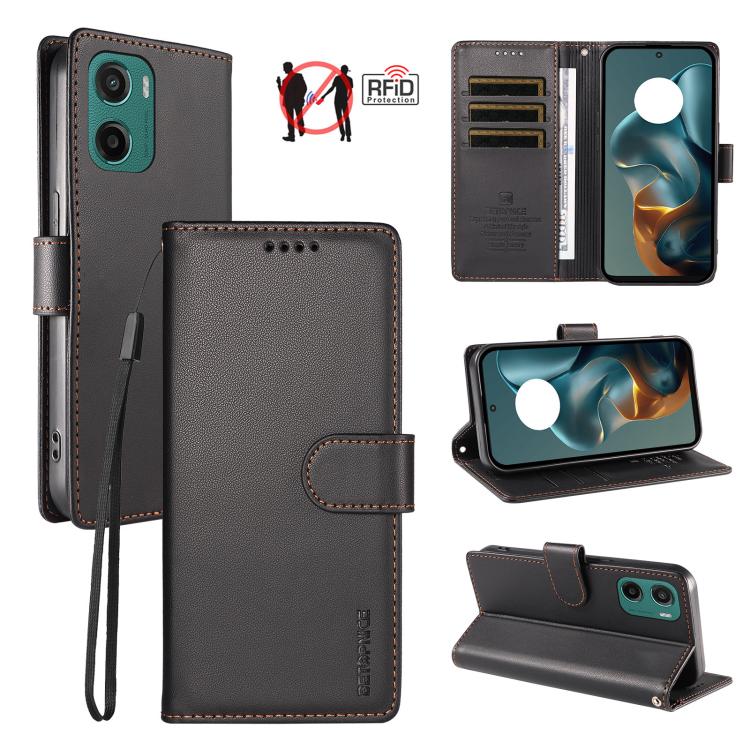 BETOPNICE Pearlescent RFID Vegan Leather Phone Case with Strap, For Motorola Edge 70 5G / Moto X70 Air 5G, For Motorola Moto Edge 5G 2026, For Motorola Moto G47 5G / G37 / G37 Power 5G, For Motorola Edge 70 Pro 5G                                       ...