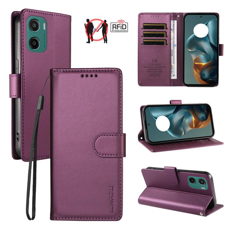 BETOPNICE Pearlescent RFID Vegan Leather Phone Case with Strap, For Motorola Edge 70 5G / Moto X70 Air 5G, For Motorola Moto Edge 5G 2026, For Motorola Moto G47 5G / G37 / G37 Power 5G, For Motorola Edge 70 Pro 5G                                       ...